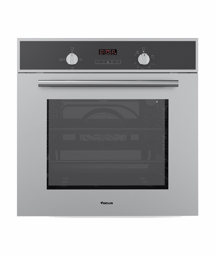 FOUR ENCASTRABLE 58L GAZ/GAZ FOCUS F534X - 60 CM - VENTILÉ - 7 PROGRAMMES -  INOX, AC SPACE