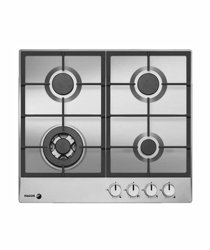 Plaque de cuisson gaz encastrable Focus F401X 4 Feux 60cm Inox Tunisie