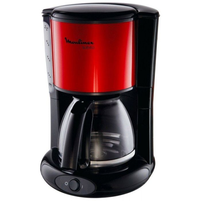 CAFETIÈRE MOULINEX SUBITO FG360D10 - 15TASSES - ROUGE&NOIR 